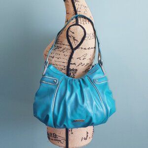 Turquoise Nine & Co. Faux/Vegan Leather Shoulder Hobo Bag/Purse